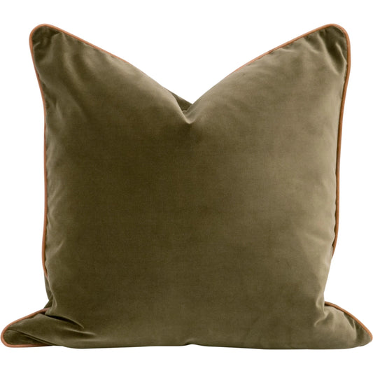 The Not So Basic 22" Essential Pillow (Set of 2) by Essentials For Living. Made from 96% polyester - 4% acrylic fabric, top grain leather, down in a modern style.