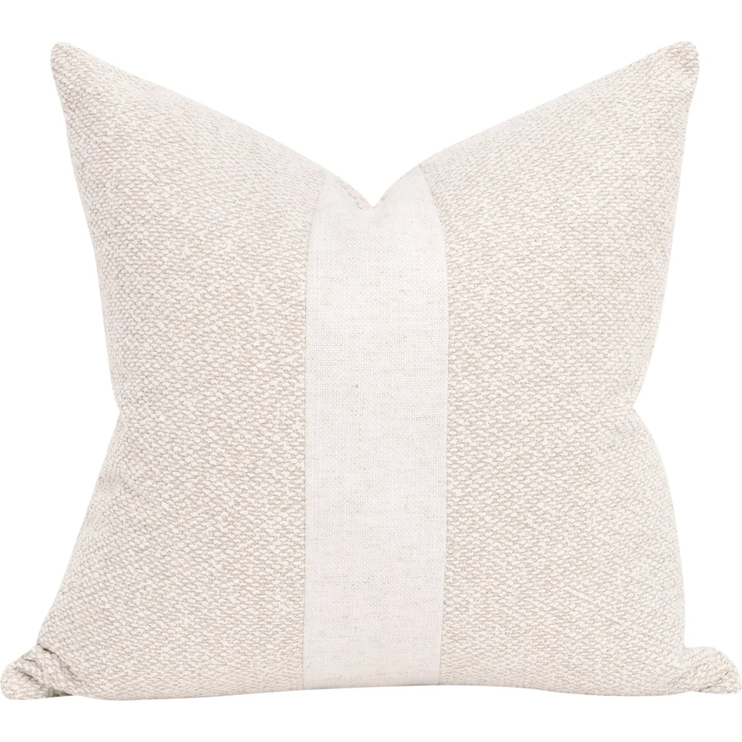 002 SI-2292657 | Primary Silo | The Split Decision 20" Essential Pillow (Set of 2) by Essentials For Living. Made from 96% polyester - 4% acrylic fabric, top grain leather, down in a modern style.
