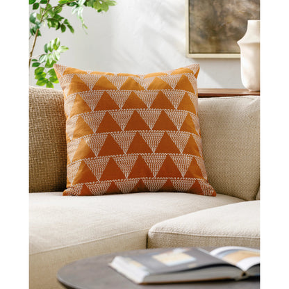 Theodore Accent Pillow - 532616 by Surya. Made from linen, cotton in a modern style.