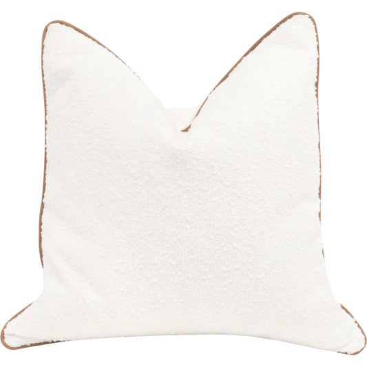 001 SI-2021756 | Primary Silo | The Not So Basic 22" Essential Pillow (Set of 2) by Essentials For Living. Made from 96% polyester - 4% acrylic fabric, top grain leather, down in a modern style.
