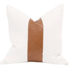 Performance Boucle Snow, Whiskey Brown Top Grain Leather