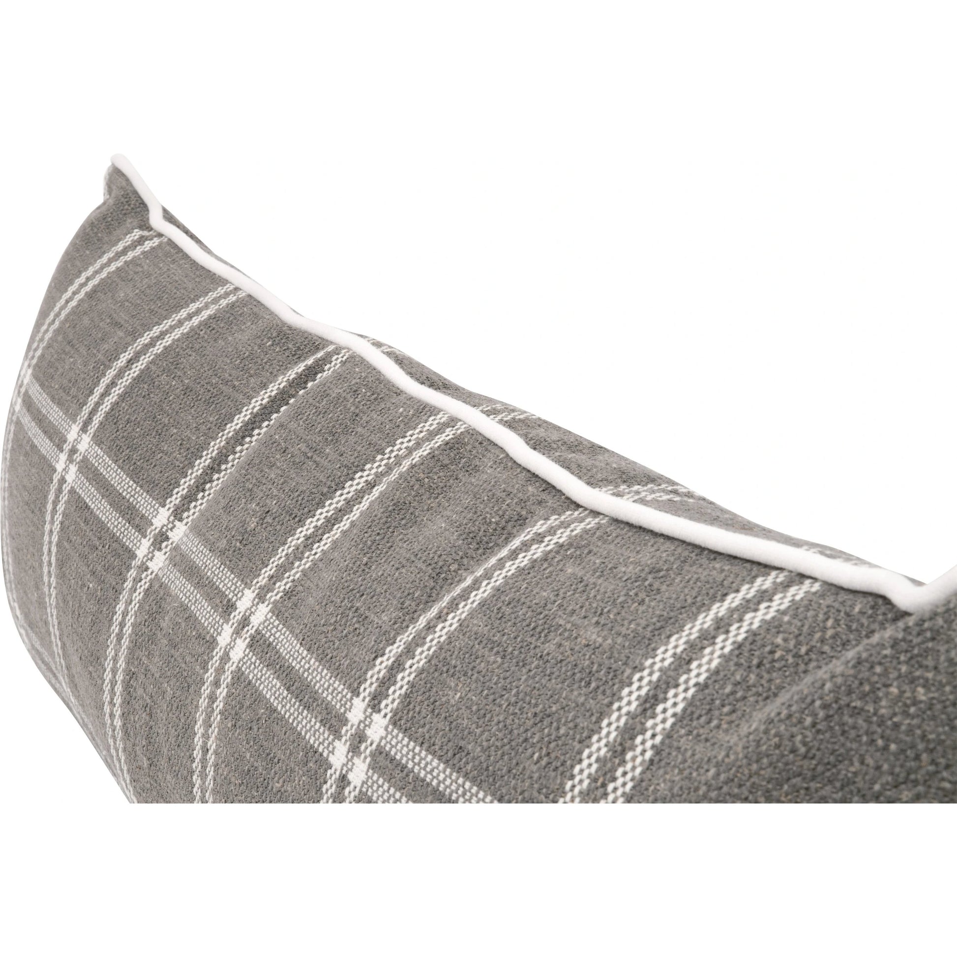 The Not So Basic 34" Essential Lumbar Pillow (Set of 2) by Essentials For Living in performance walden smoke, livesmart machale-ivory. Made from 71% polyester - 13% acrylic/9% linen - 7% cotton fabric, 100% polyester fabric, down in a 