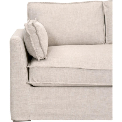 Thea Taper Arm Slipcover Sofa by Essentials For Living in performance allerton-twine. Made from marine grade plywood, solid accoya wood in a transitional style.