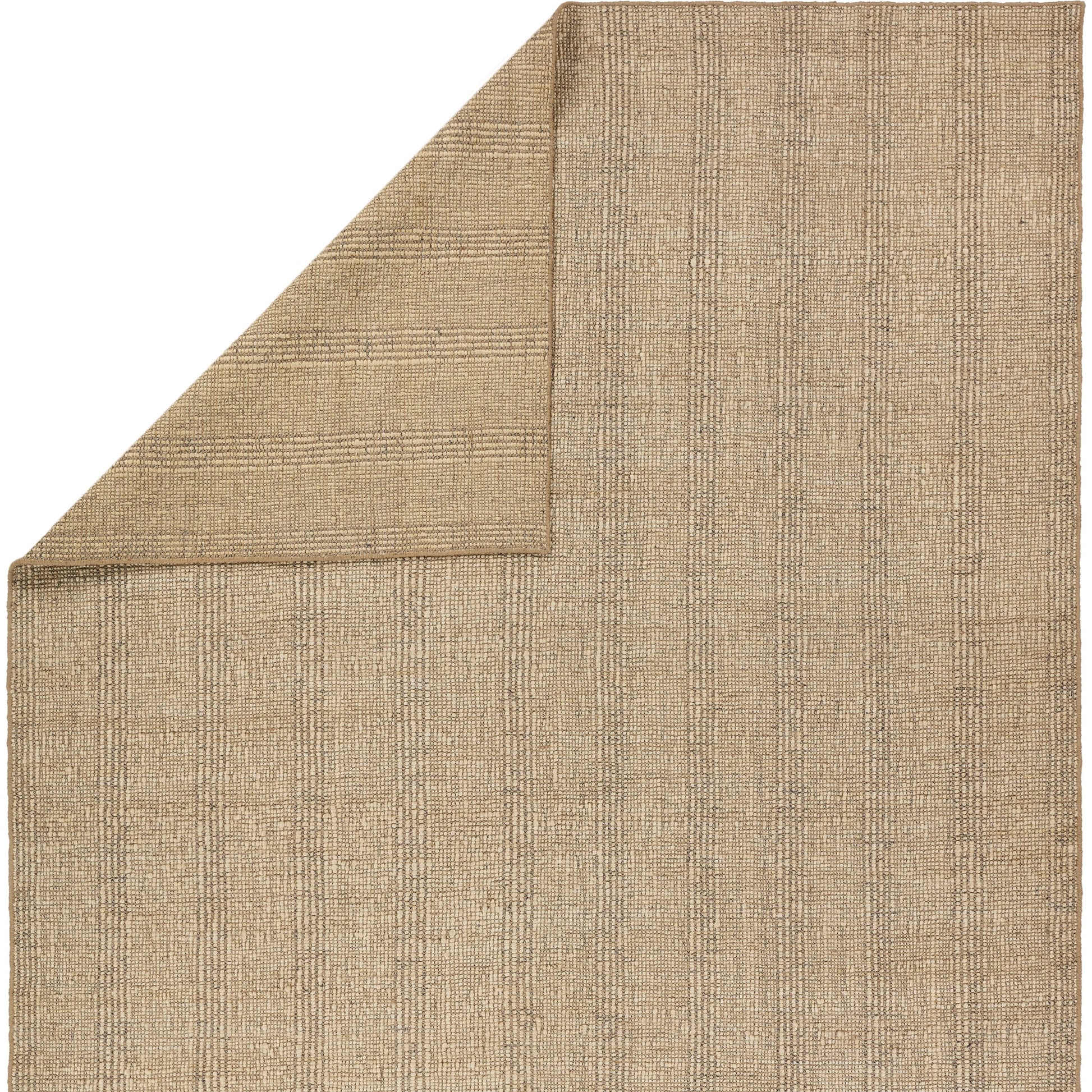 Thatcher Almaz Rug by Jaipur Living in tan. Made from 80% jute, 20% cotton in a unique style.
