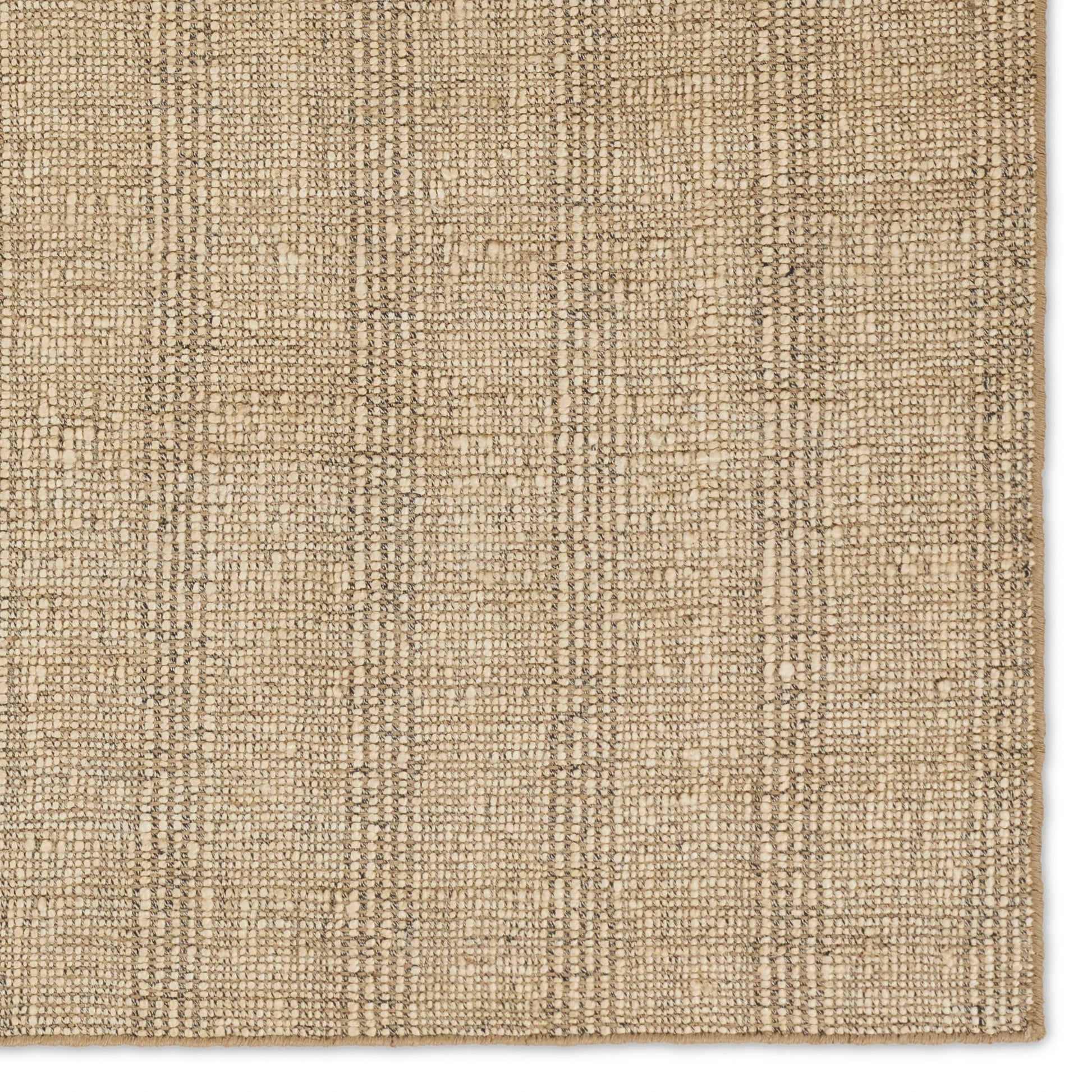 Thatcher Almaz Rug by Jaipur Living in tan. Made from 80% jute, 20% cotton in a unique style.