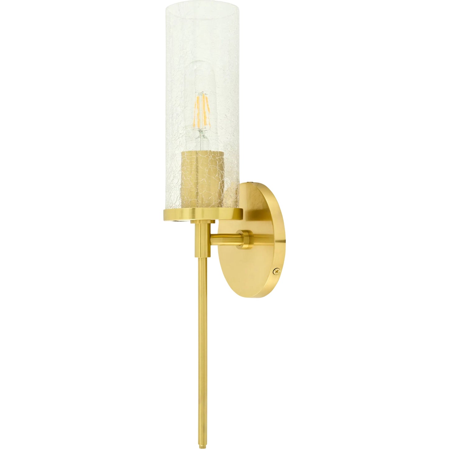 001 SI-2460049 | Primary Silo | Thaline Wall Sconce by Surya in metallic brass, clear, translucent. Made from iron, glass in a transitional style.
