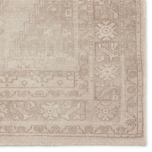 Theo THO03 Rug by Jaipur Living in tan. Made from 60% pet yarn 40% cotton in a unique style.