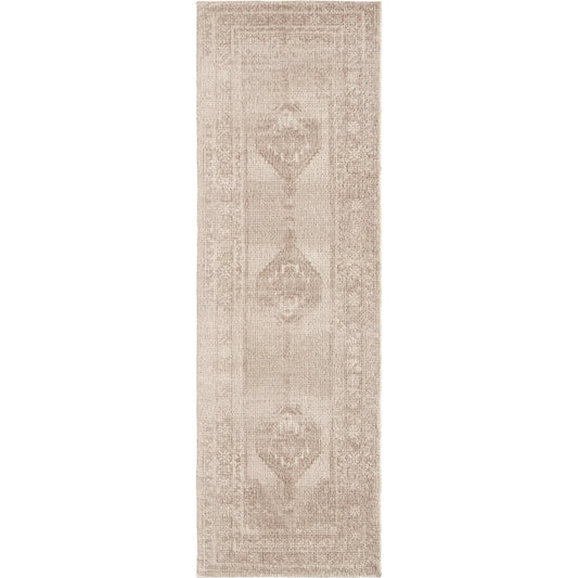 Theo THO03 Rug by Jaipur Living in tan. Made from 60% pet yarn 40% cotton in a unique style.