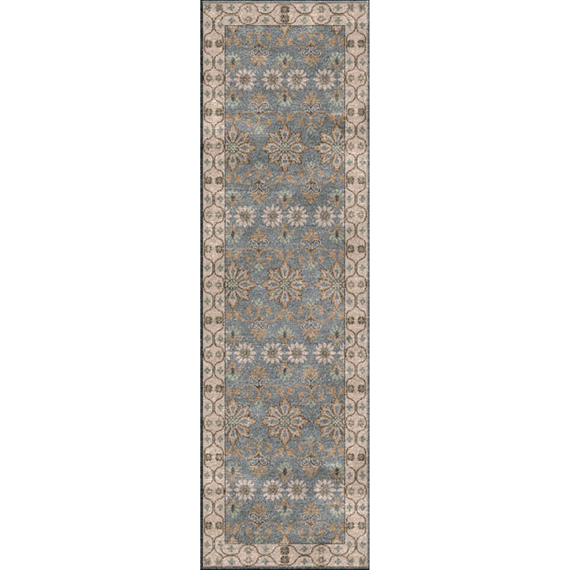 Theodora Rug - 12937 by Surya in teal, charcoal, wheat, light gray. Made from 100% bamboo silk in a unique style.