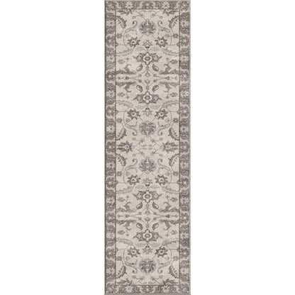 Theodora Rug - 12938 by Surya in gray, light brown, dark brown, light gray. Made from unique in a unique style.