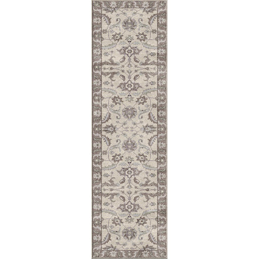 Theodora Rug - 12938 by Surya in gray, light brown, dark brown, light gray. Made from unique in a unique style.