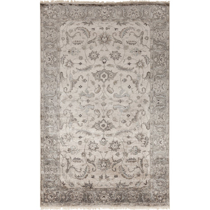 Theodora Rug - 12938 by Surya in gray, light brown, dark brown, light gray. Made from unique in a unique style.