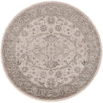 Theodora Rug - 12938 by Surya in gray, light brown, dark brown, light gray. Made from unique in a unique style.