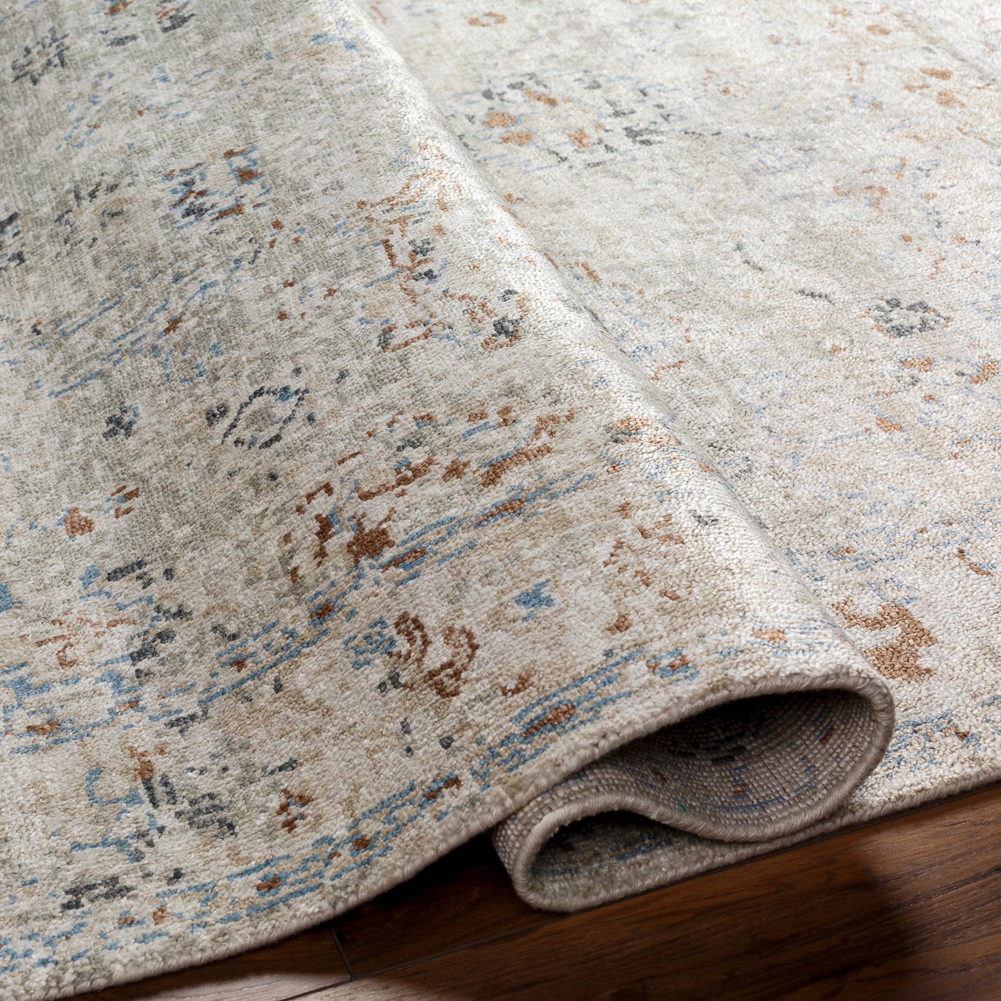 009 SI-1891848,SI-1891849,SI-1891850,SI-1891851,SI-1891852,SI-1891853 | Closeup | Theodora Rug - 30277 by Surya. Made from 100% viscose in a unique style.