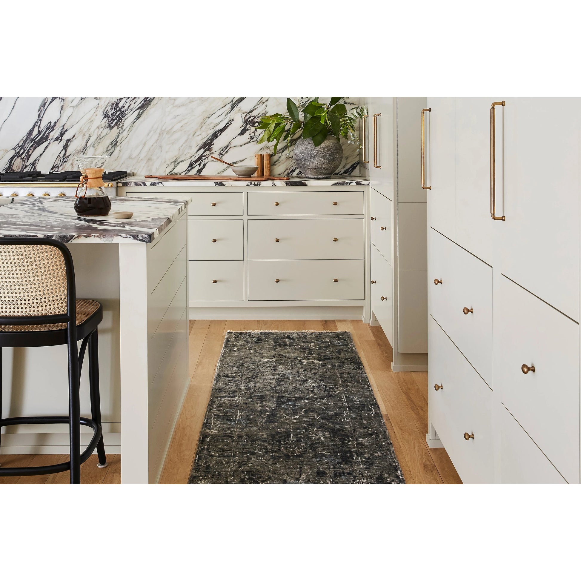 Theodora Rug - 30279 by Surya in charcoal, ice blue, gray, medium gray, light gray, black. Made from 100% viscose in a unique style.