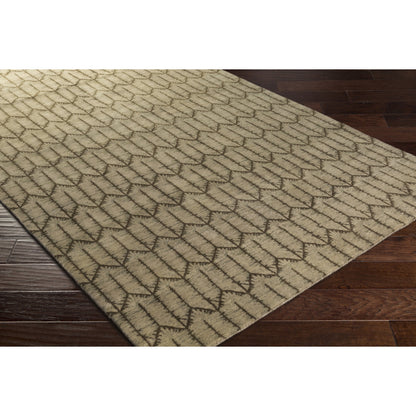 Thompson Rug - 13166 by Surya in beige, olive. Made from 100% wool in a unique style.
