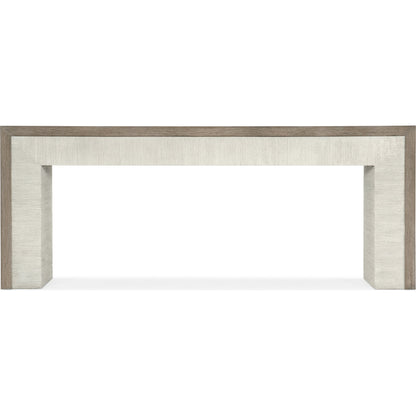 Serenity Skipper Console Table by Hooker Furniture in malibu. Made from oak veneers, resin in a modern style.