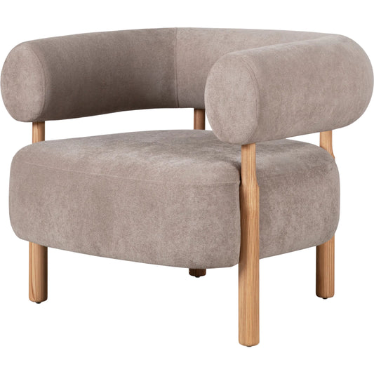 Thorne Accent Chair by Surya. Made from polyester, ash wood, foam in a modern style.