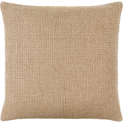 Thurstan Pillow - 481598 by Surya in beige, sandstone, taupe. Made from front: 100% linen, back: 100% cotton in a modern style.