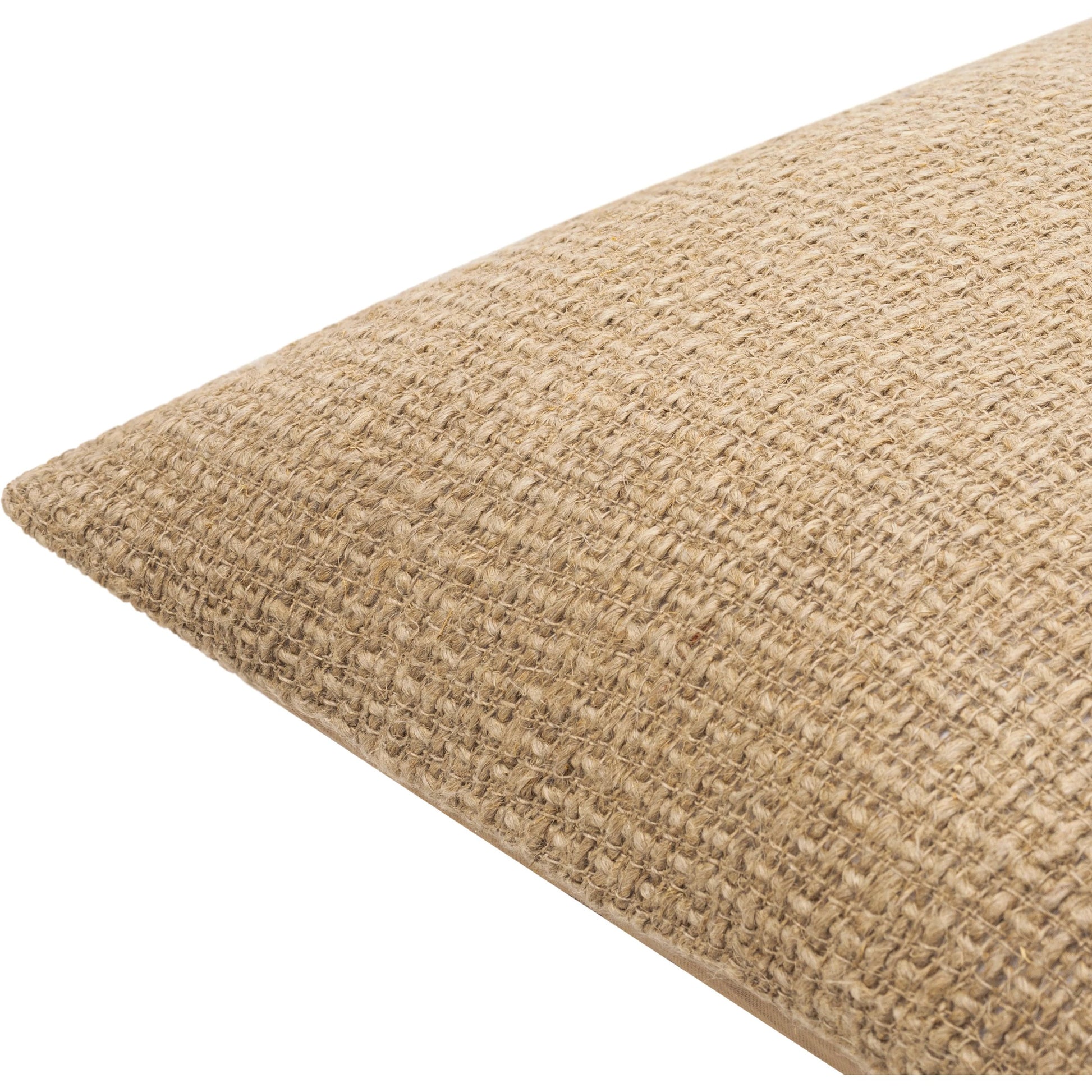 Thurstan Pillow - 481598 by Surya in khaki, grey, pearl, natural. Made from front: 100% linen, back: 100% cotton in a modern style.