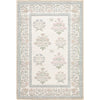Ivory, Sage, Blush, Sky Blue, Taupe / 2' x 2'11"