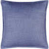 Blue, Slate Blue, Marine Blue, Light Purple / Down Feather / 18" x 18"