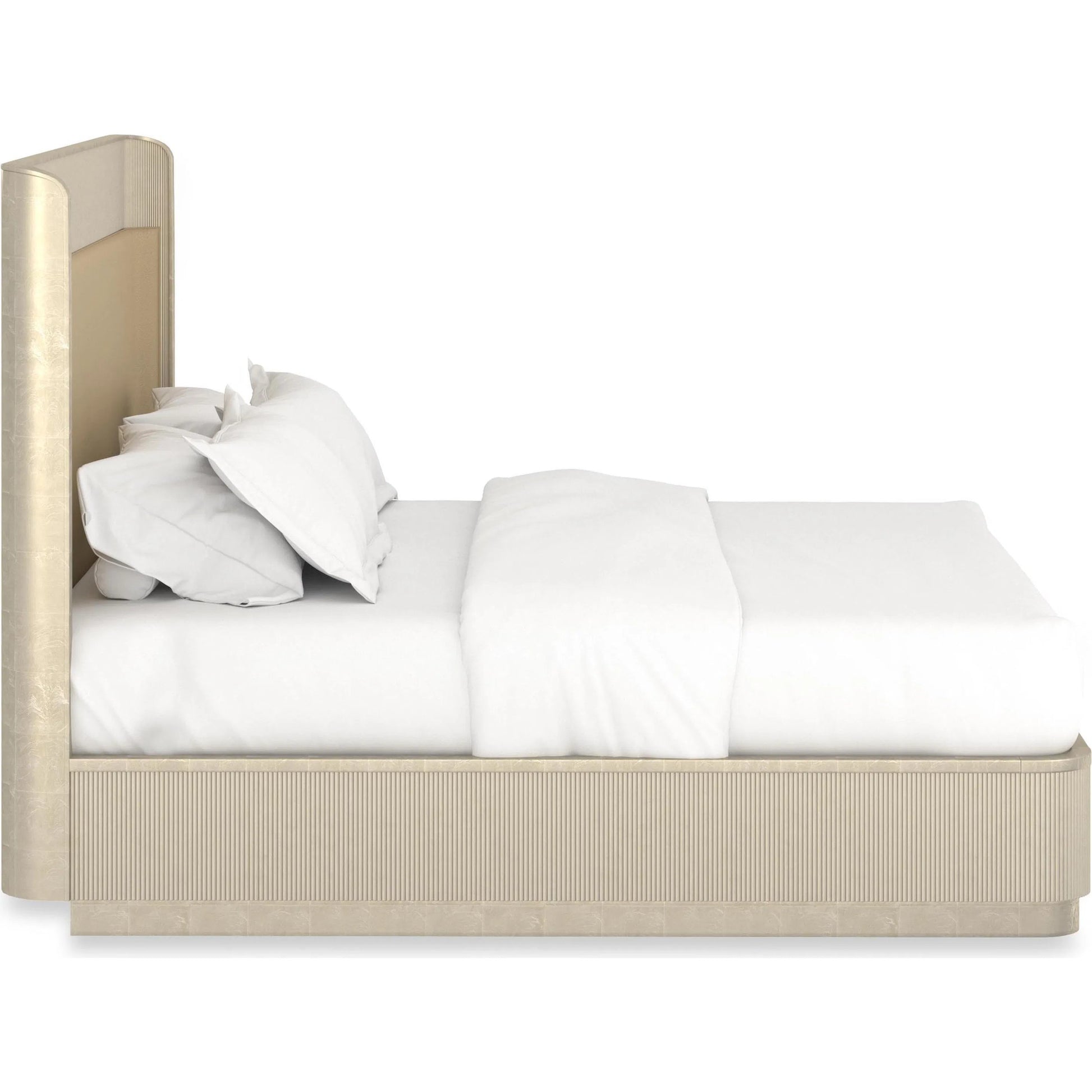 Fall in Love Bed by Caracole. Made from birch in a transitional style.