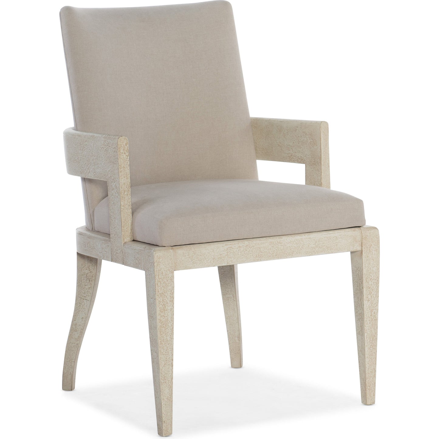 001 SI-1748564 | Primary Silo | Cascade Arm Chair (Set of 2) by Hooker Furniture in beige and terrain, benavento. Made from fabric in a cottage & farmhouse style.