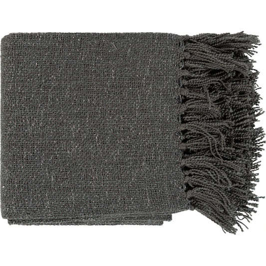 Tilda - 19825 by Surya in charcoal, metallic - silver. Made from 95% acrylic, 5% lurex in a modern style.