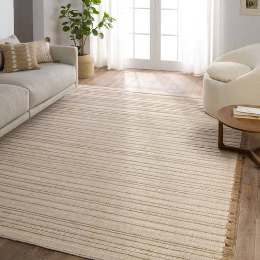 Tienne TIE01 Rug by Jaipur Living in cream, beige. Made from 45% jute 30% cotton 25% wool in a unique style.