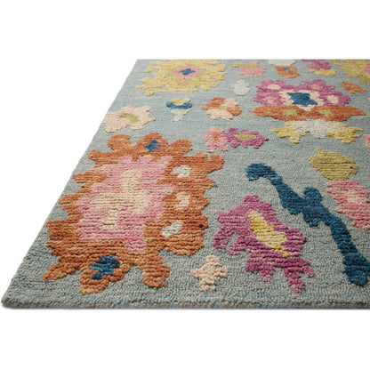 Tilly TIL-01 Rug by Loloi in spa, multi. Made from 100% wool in a unique style.