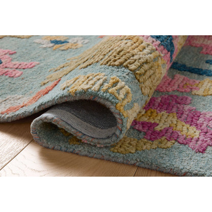 Tilly TIL-01 Rug by Loloi in spa, multi. Made from 100% wool in a unique style.