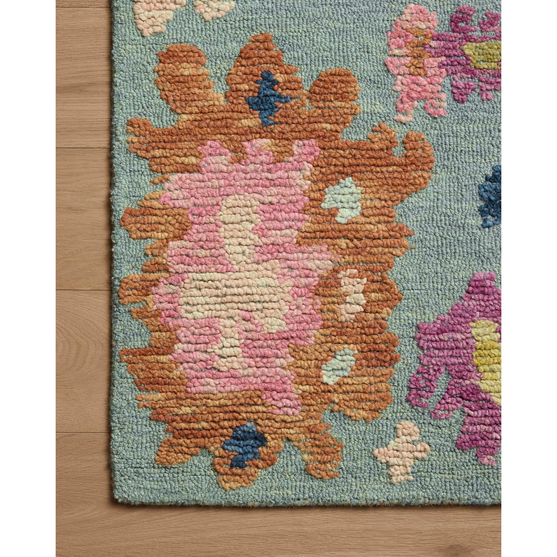 Tilly TIL-01 Rug by Loloi in spa, multi. Made from 100% wool in a unique style.