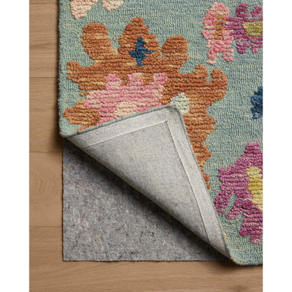 Tilly TIL-01 Rug by Loloi in spa, multi. Made from 100% wool in a unique style.