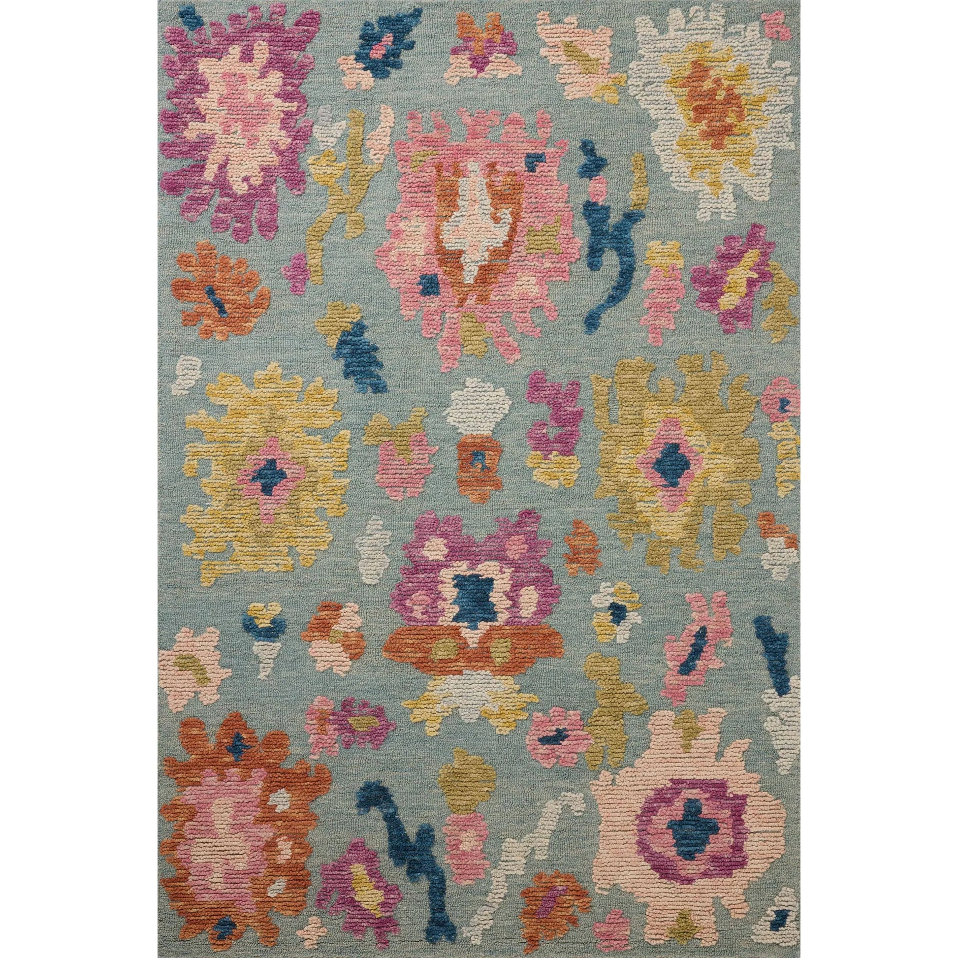 Tilly TIL-01 Rug by Loloi in spa, multi. Made from 100% wool in a unique style.