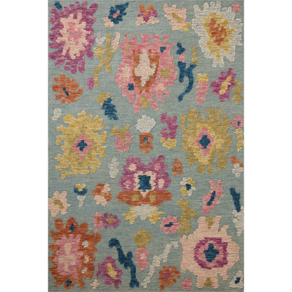 Tilly TIL-01 Rug by Loloi in spa, multi. Made from 100% wool in a unique style.