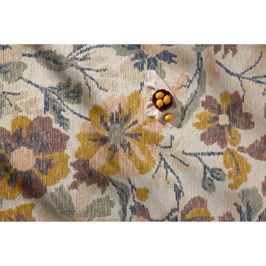 Tilly TIL-03 Rug by Loloi in bone, multi. Made from 100% wool in a unique style.