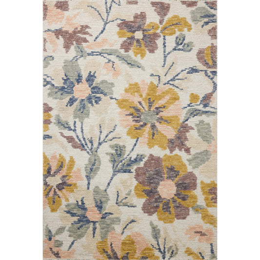Tilly TIL-03 Rug by Loloi in bone, multi. Made from 100% wool in a unique style.