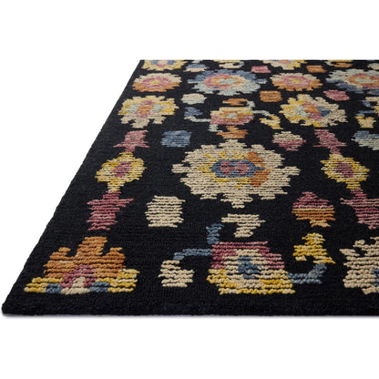 Tilly TIL-04 Rug by Loloi in midnight, multi. Made from 100% wool in a unique style.