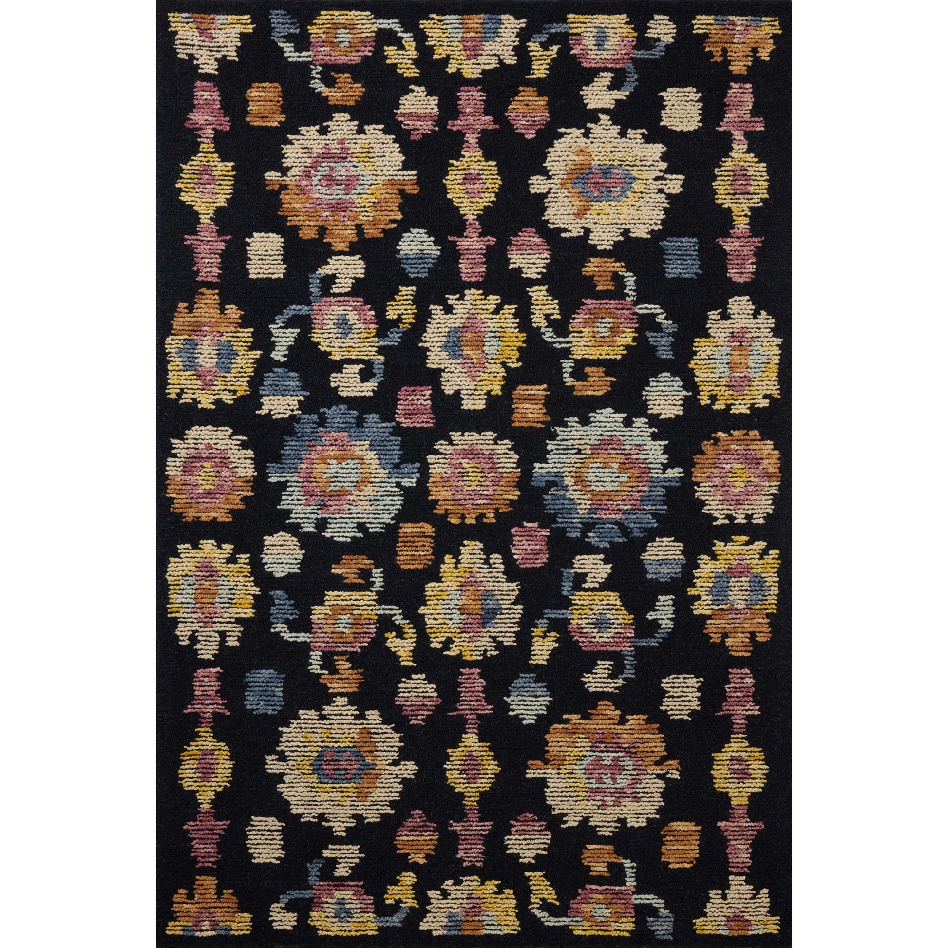 Tilly TIL-04 Rug by Loloi in midnight, multi. Made from 100% wool in a unique style.