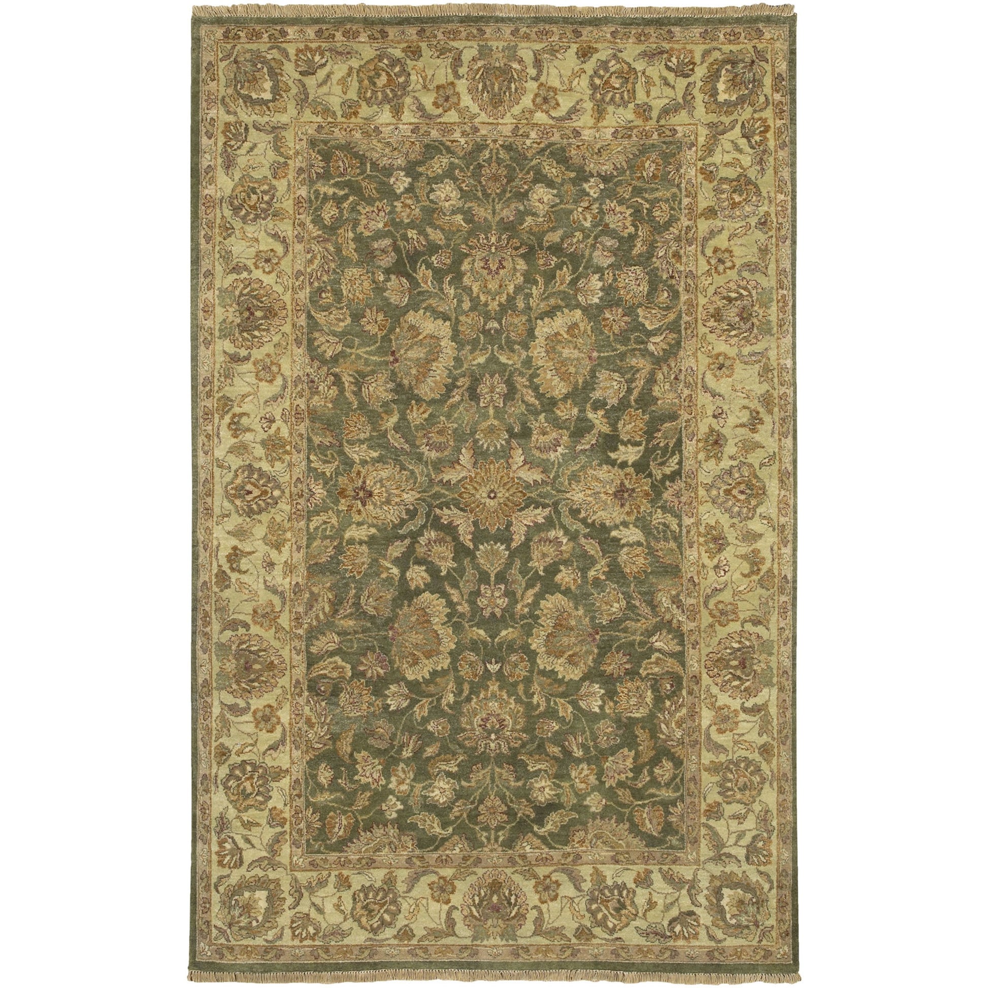 Timeless Rug - 153 by Surya in green. Made from 100% new zealand hard twist wool in a unique style.