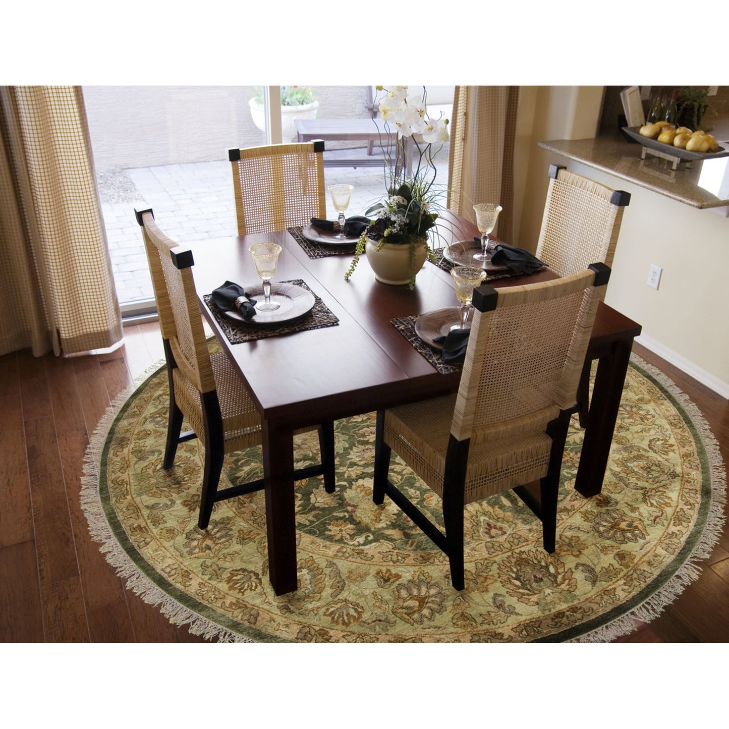 002 23856-3443 | Lifestyle | Timeless Rug - 153 by Surya in green. Made from 100% new zealand hard twist wool in a unique style.