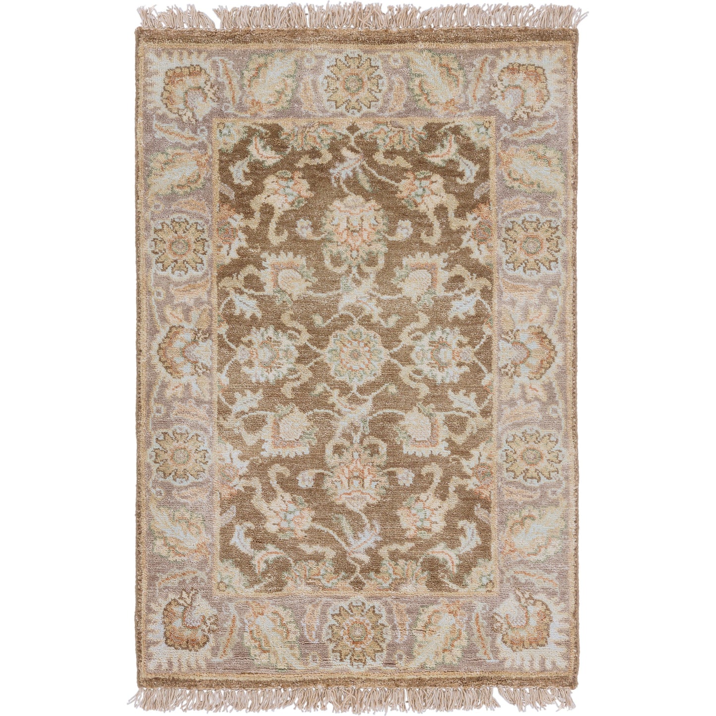 001 5769-3437 | Primary Silo | Timeless TIM-7904 Indoor/Outdoor Rug by Surya in gray, tan, brown, light brown, sage. Made from 100% new zealand hard twist wool in a unique style.