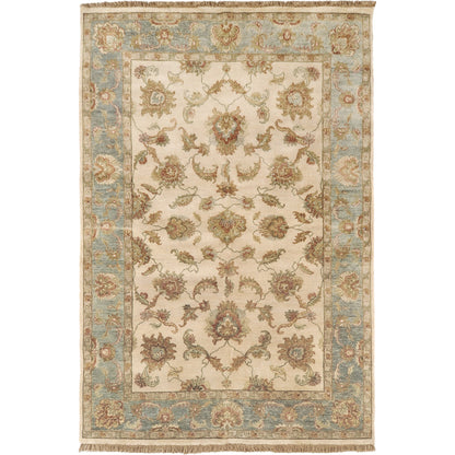 Timeless Rug - 1636 by Surya in light beige, seafoam, light gray, dusty sage, light sage, mustard. Made from 100% new zealand hard twist wool in a unique style.