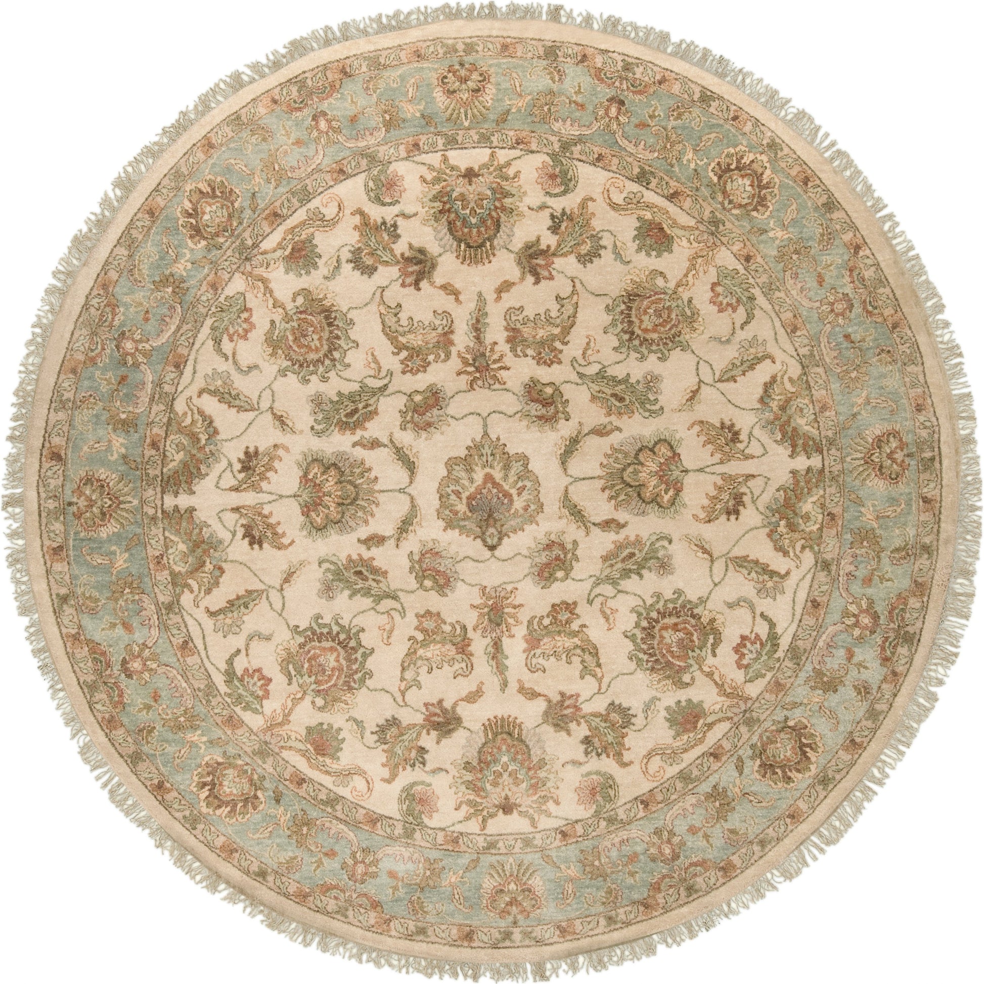 Timeless Rug - 1636 by Surya in light beige, seafoam, light gray, dusty sage, light sage, mustard. Made from 100% new zealand hard twist wool in a unique style.
