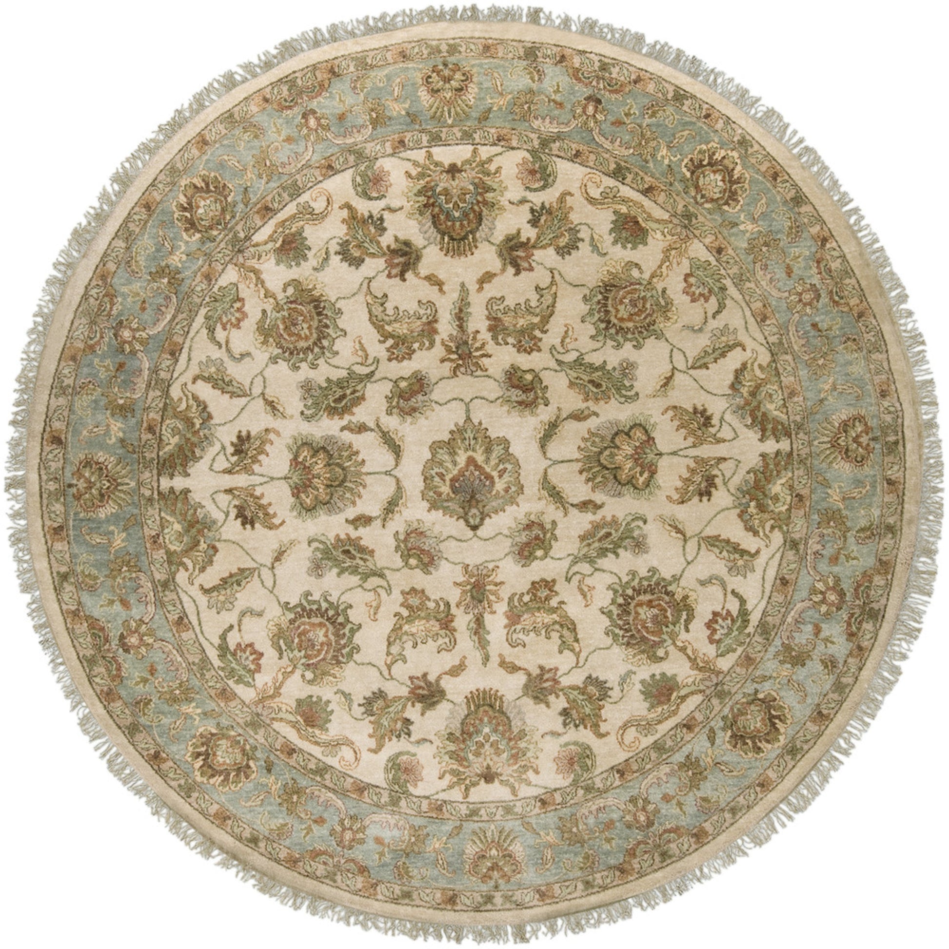 Timeless Rug - 1636 by Surya in light beige, seafoam, light gray, dusty sage, light sage, mustard. Made from 100% new zealand hard twist wool in a unique style.
