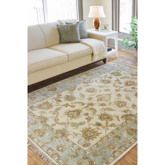 Timeless Rug - 1636 by Surya in light beige, seafoam, light gray, dusty sage, light sage, mustard. Made from 100% new zealand hard twist wool in a unique style.