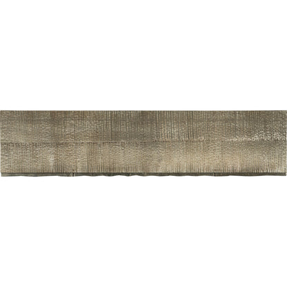Big Bang Entertainment Console by Hooker Furniture in silver foil. Made from mango solids with german silver foil in a eclectic & global style.