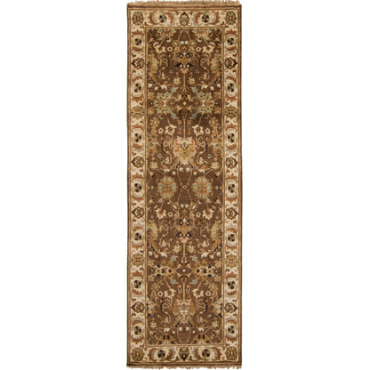 Taj Mahal TJ-1130 Indoor/Outdoor Rug by Surya in brown. Made from 100% semi-worsted new zealand wool in a unique style.