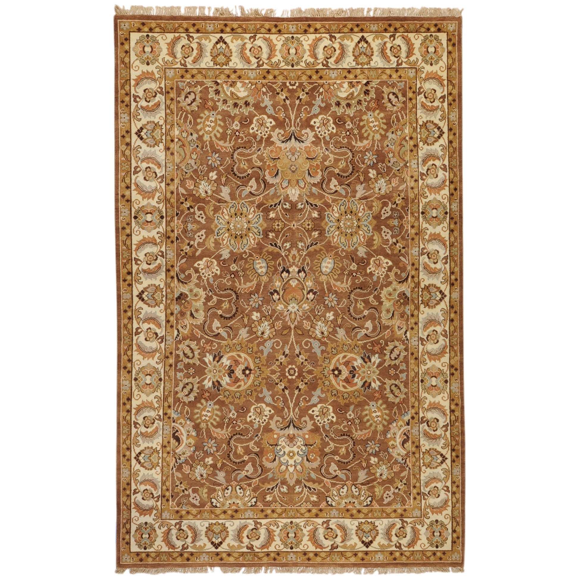 Taj Mahal TJ-1130 Indoor/Outdoor Rug by Surya in brown. Made from 100% semi-worsted new zealand wool in a unique style.